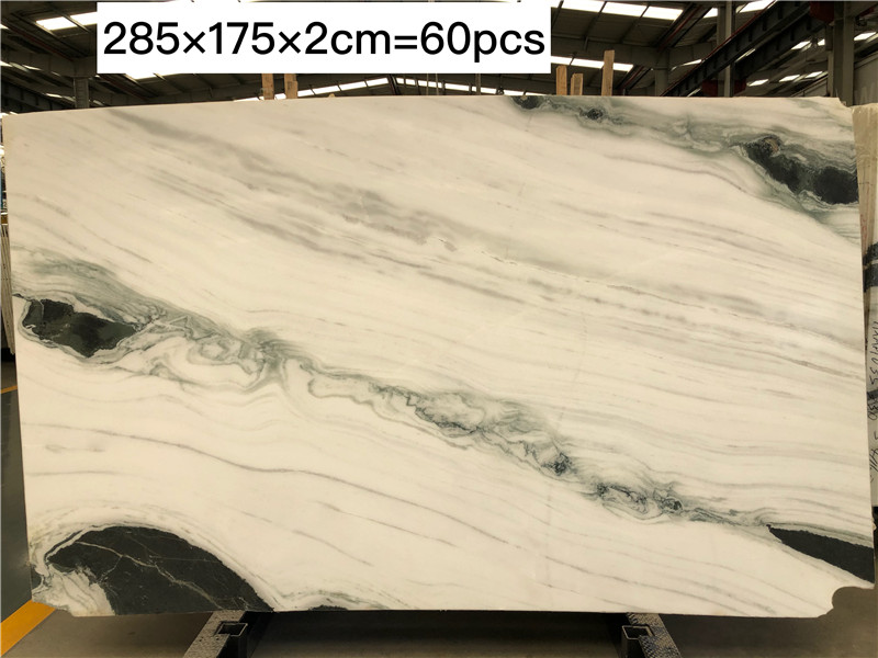 Gangsaw Slab of Panda White 