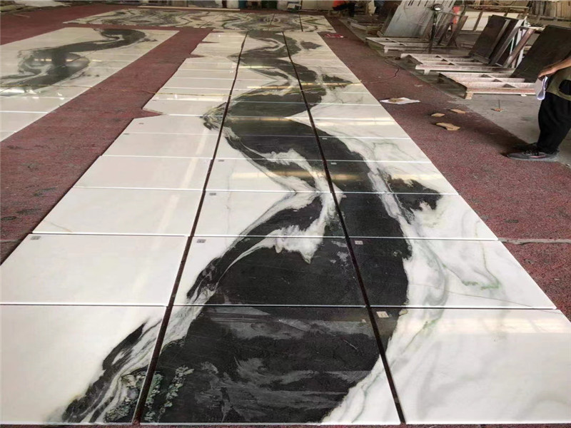 Panda White Marble Tiles