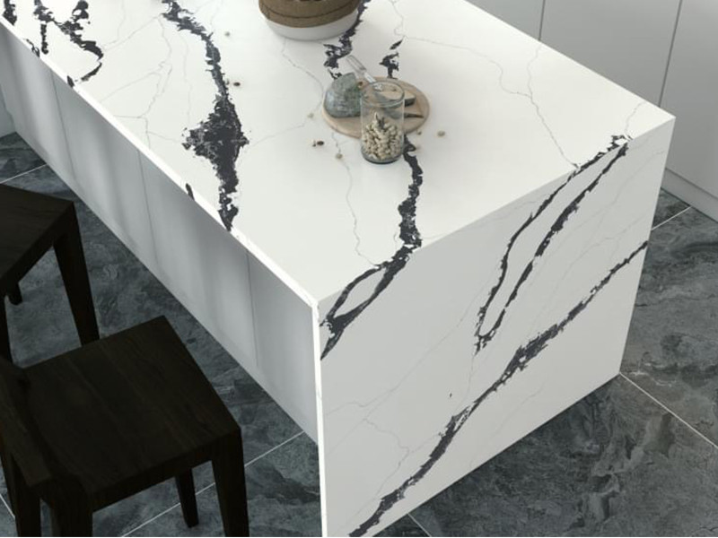 Panda White Kitchen Worktop