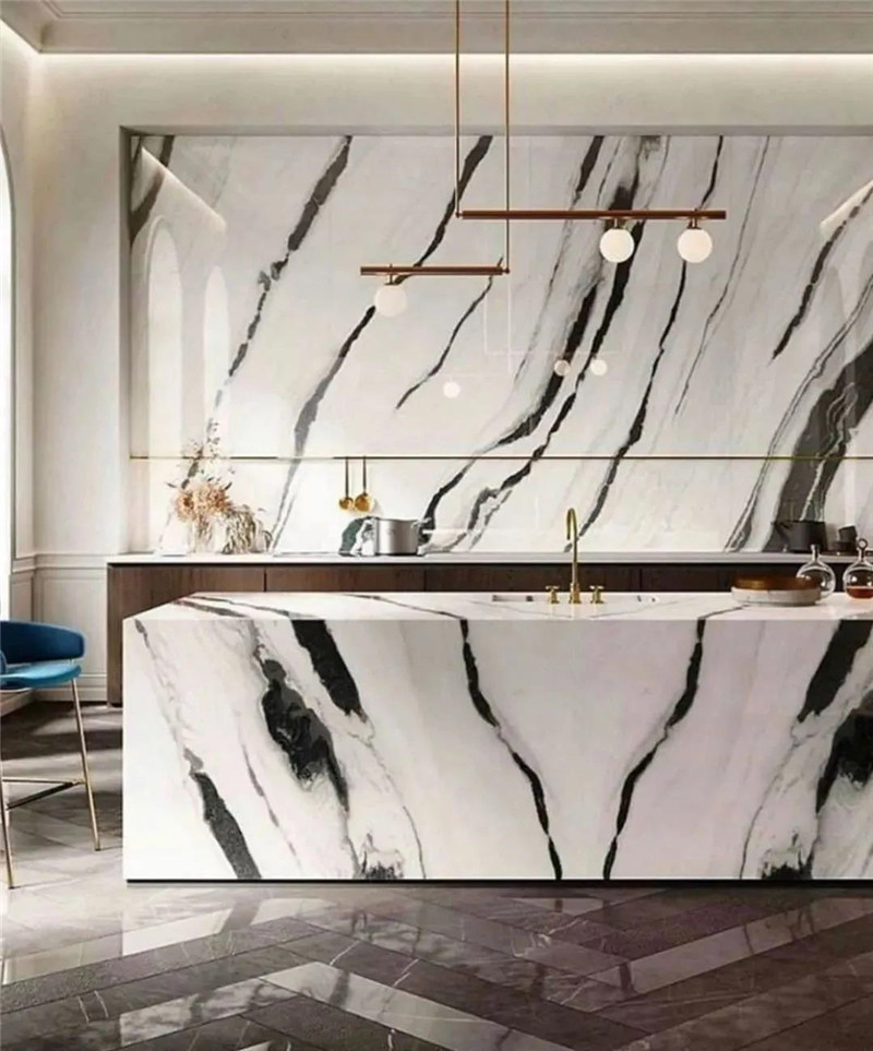 Panda White Marble Worktops