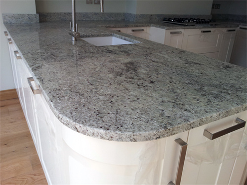 Prefab Kashimir White Granite Countertop