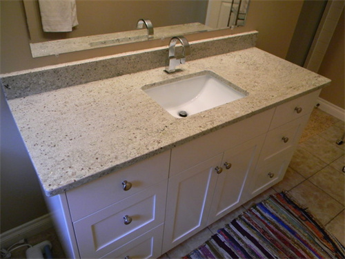 Kashimir White Granite Bath Top