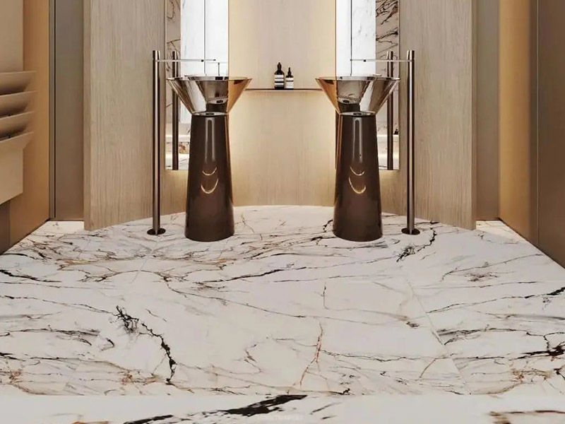 White Gold Marble Tiles