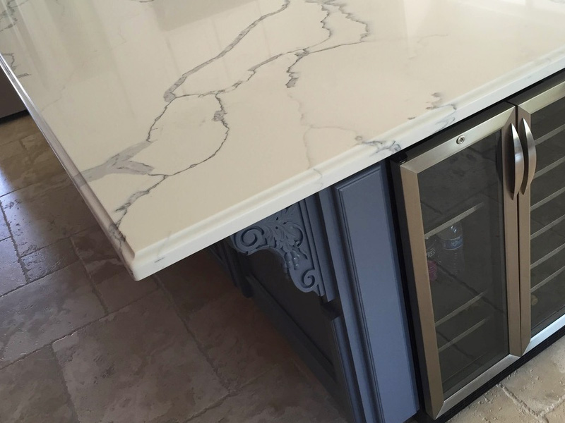 Ogee Edge Quartz Countertop