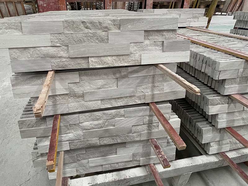 White Wooden Marble Cultural Stone White Wooden Marble Cultural Stone