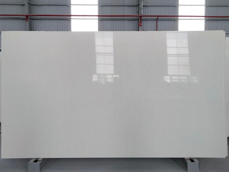 Mirror White Quartz Slab