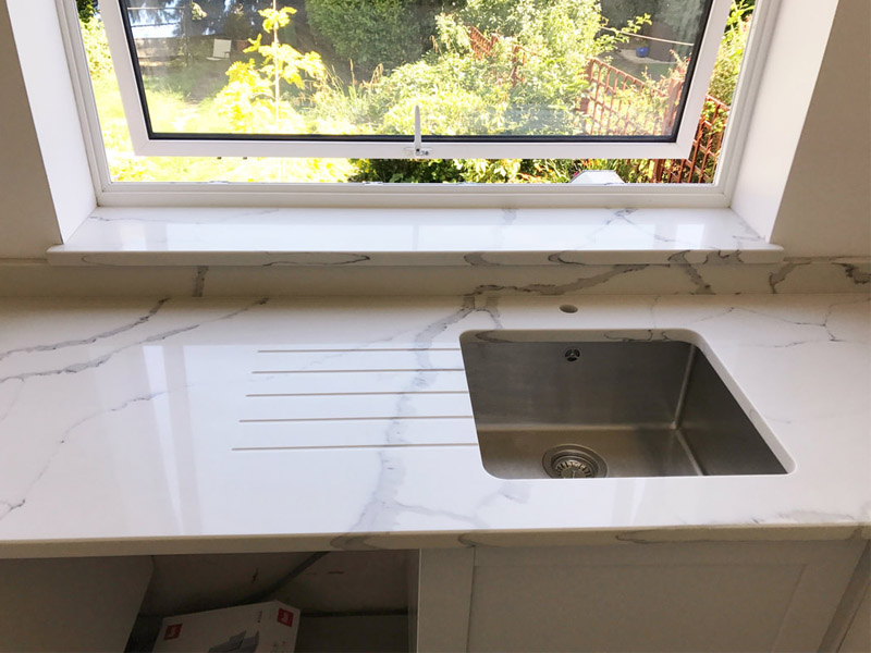 Kitchen with Quartz Countertops