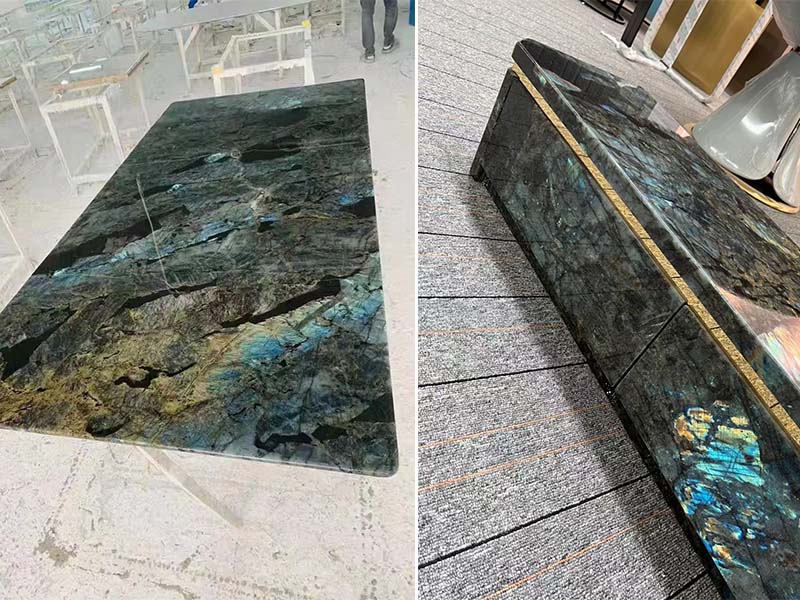 Blue Labradorite Granite Kitchen Blue Labradorite Granite Kitchen