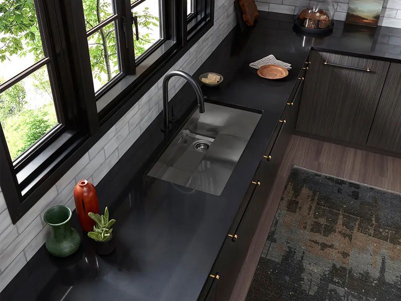 Black Quartz Counter Tops