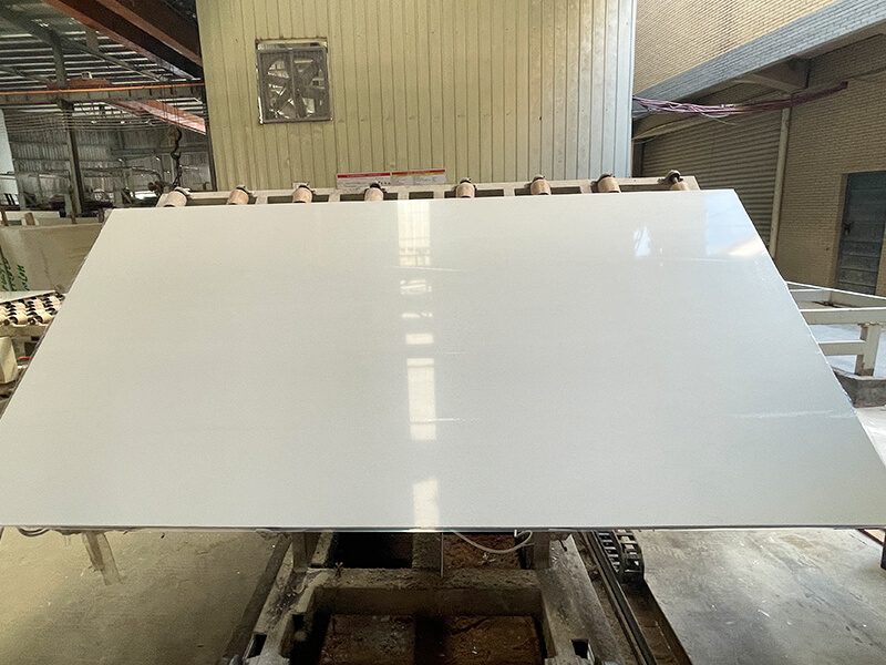 Star White Artificial Marble Slab
