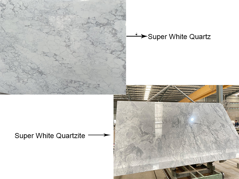 Super White Quartz VS Quartzite
