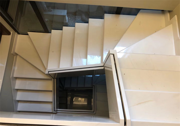 Ariston White Marble Stairs