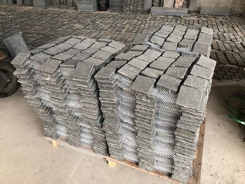 Absolute Black Granite Mesh Paver