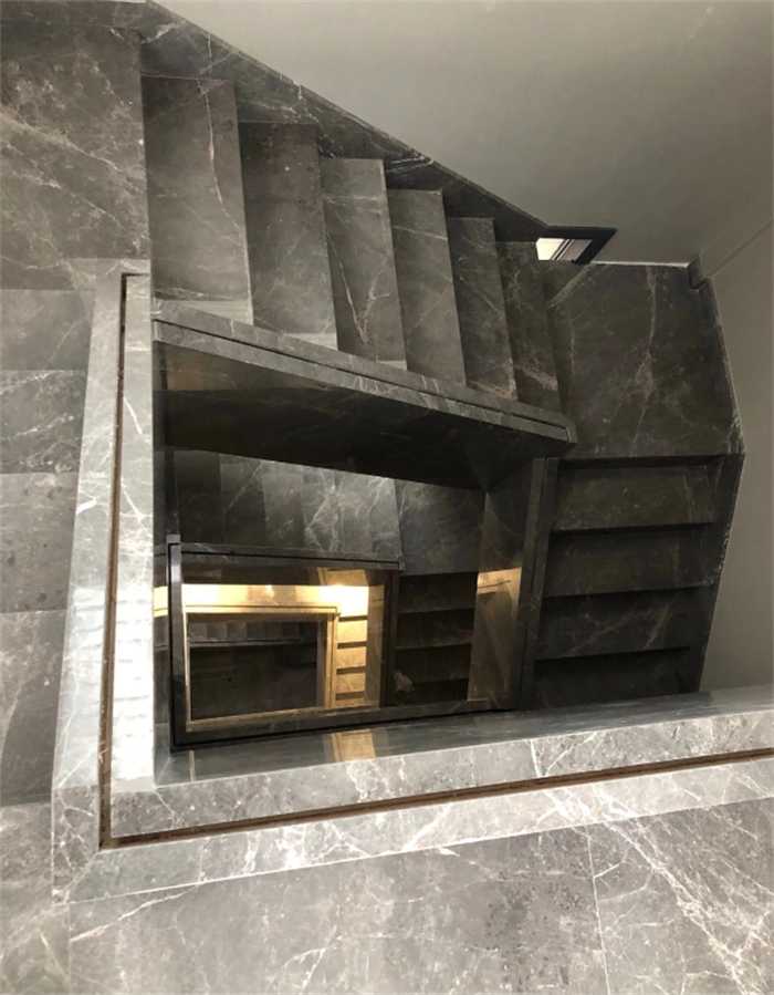 Hermes Grey Marble Stairs 