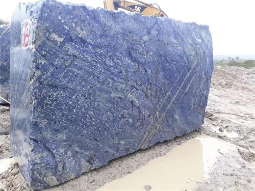Azul Bahia Granite Block
