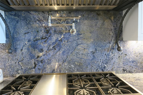 Azul Bahia Granite Background Wall