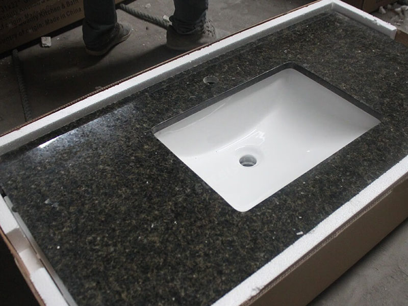 Verde Uba Tuba Granite Vanity Top