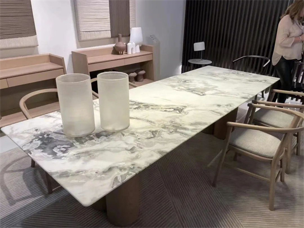 Italy Fendi White Marble Dinning Table