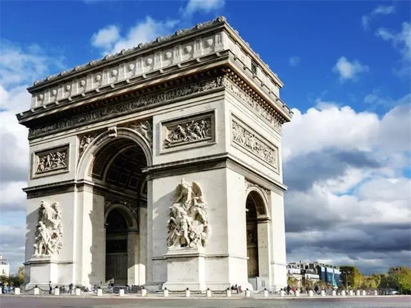 The Arc de Triomphe in Paris