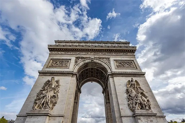 The Arc de Triomphe in Paris