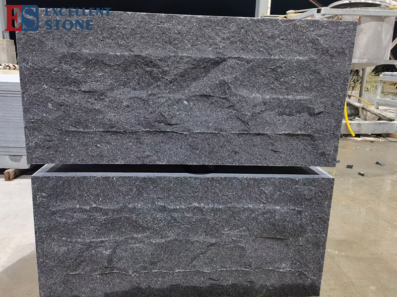 Cambodia Black Granite Natural Split