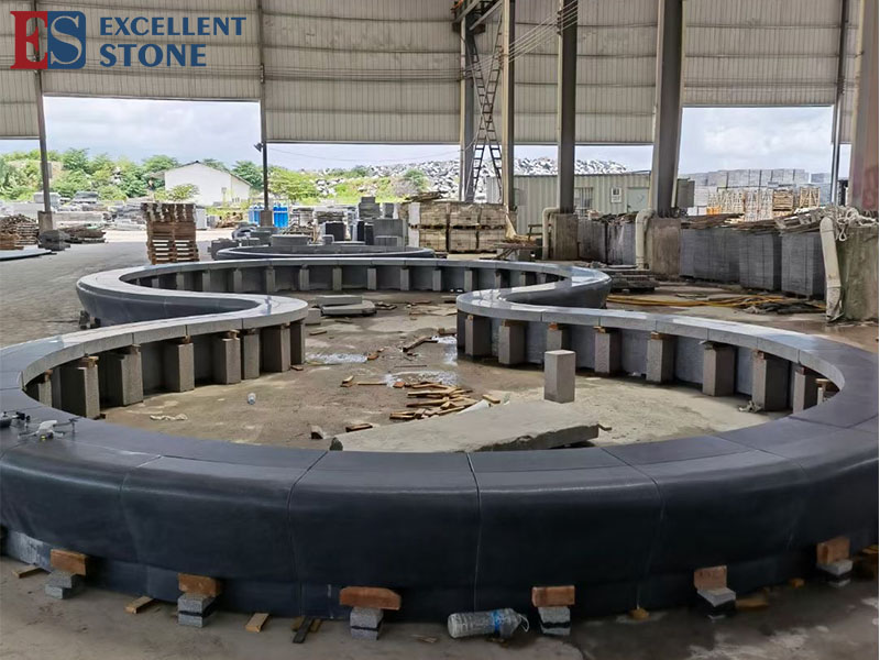 Cambodia Black Granite Coping