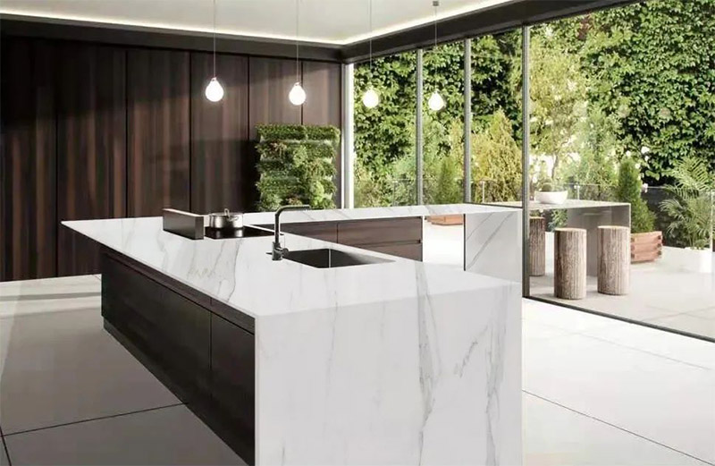 Large Format Porcelain Kitchen Worktops