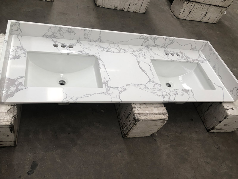 61 inch bathroom vanity tops