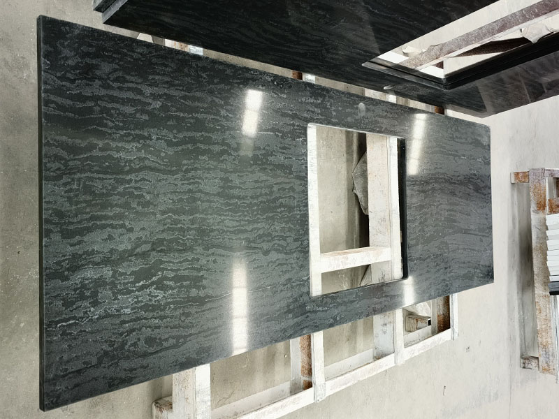 Black Tempal Quartz Countertops