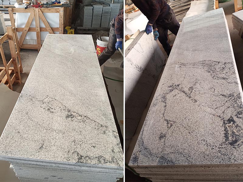 Viscount White Granite Kitchen Tops