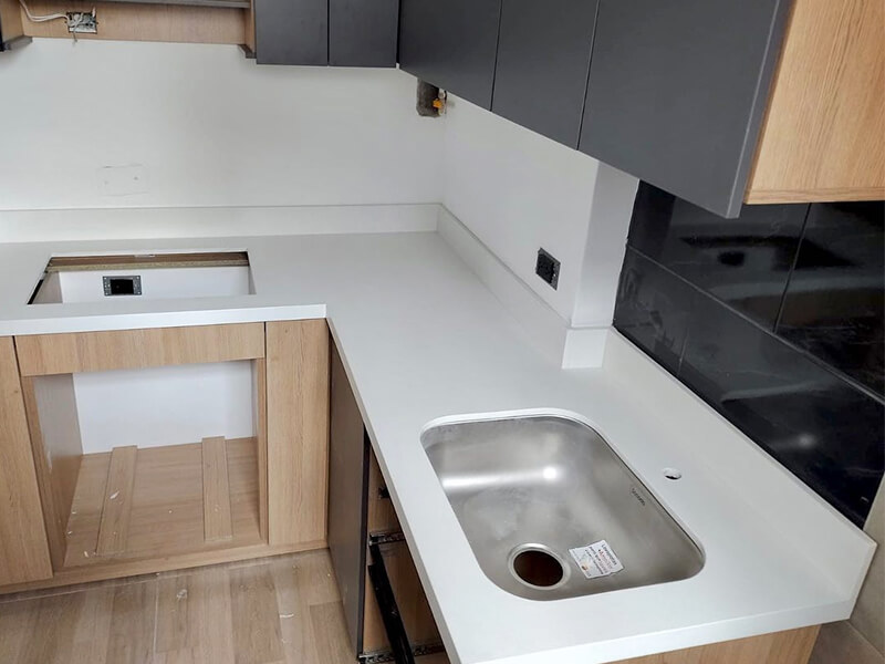 Blanco Norte White Quartz Worktops