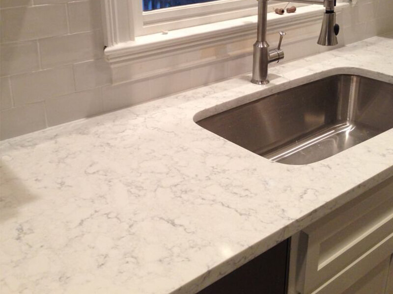 Misty Carrara Quartz Countertop