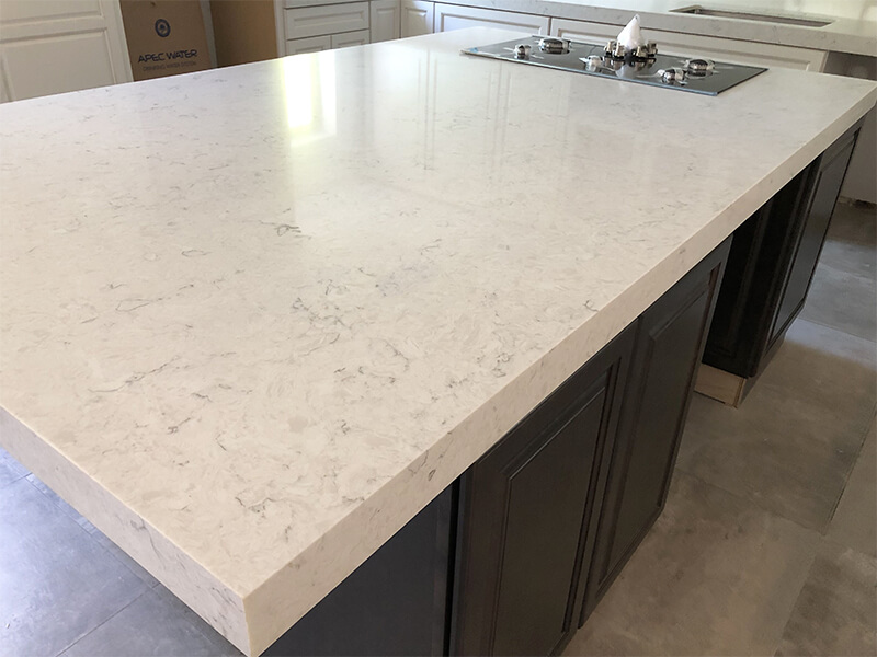 Misty Carrara Quartz Countertop