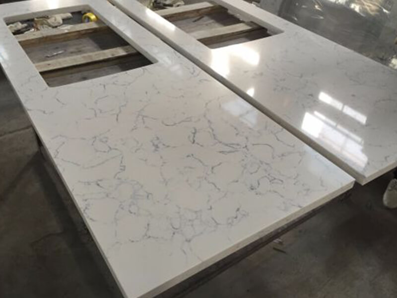 Misty Carrara Quartz Countertop