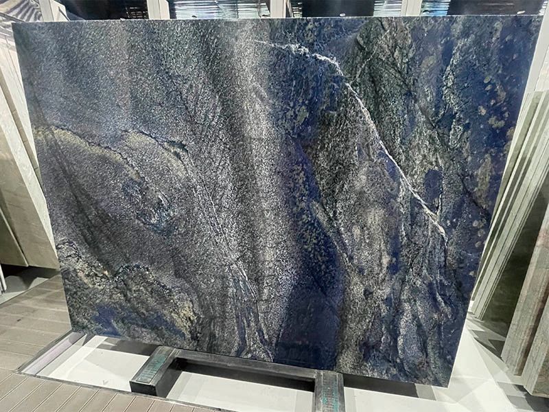 Slabs of Azul Bahia Quartzite