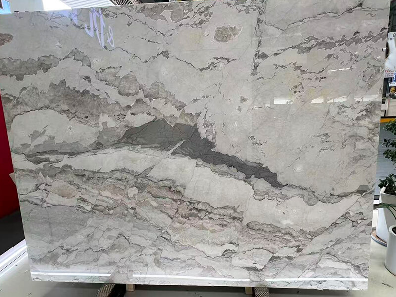 White Camouflage Marble Slab White Camouflage Marble Slab