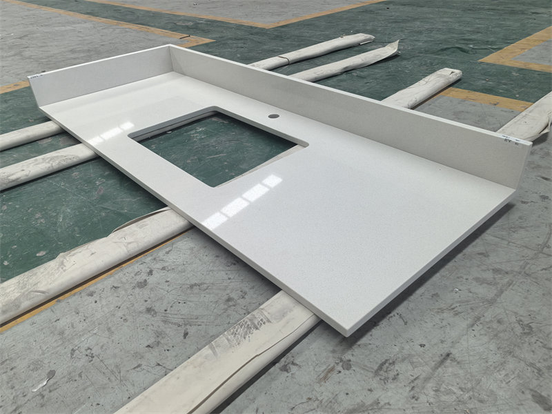 quartz vanity top pre installation