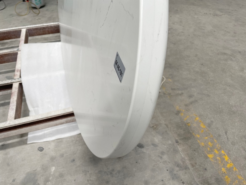 Carrara White Engineered Quartz Table Tops customized Carrara White Engineered Quartz Table Tops customized