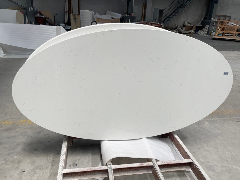 Carrara White Quartz Table tops Carrara White Quartz Table tops