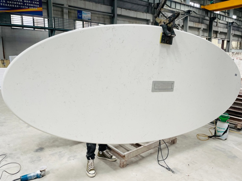 Carrara White Quartz Table tops Carrara White Quartz Table tops