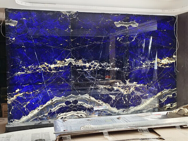 Soladite Blue Quartzite Wall Soladite Blue Quartzite Wall