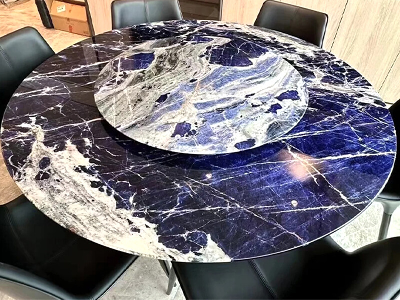 Soladite Blue Quartzite Table Soladite Blue Quartzite Table