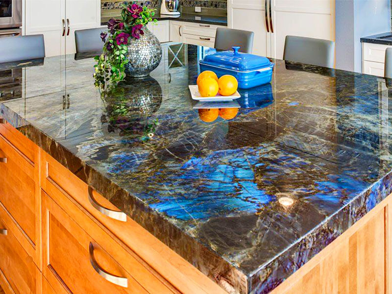 Labradorite Blue Kitchen Countertop Labradorite Blue Kitchen Countertop