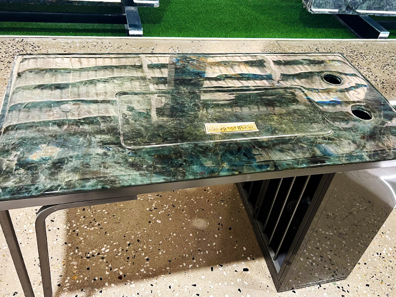 Labradorite Blue Tea Table Labradorite Blue Tea Table