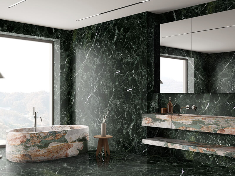 Four Seasons Pink Green Marble Bathroom Four Seasons Pink Green Marble Bathroom