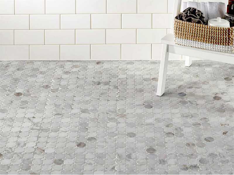 Bianco Orion Marble Mosaic