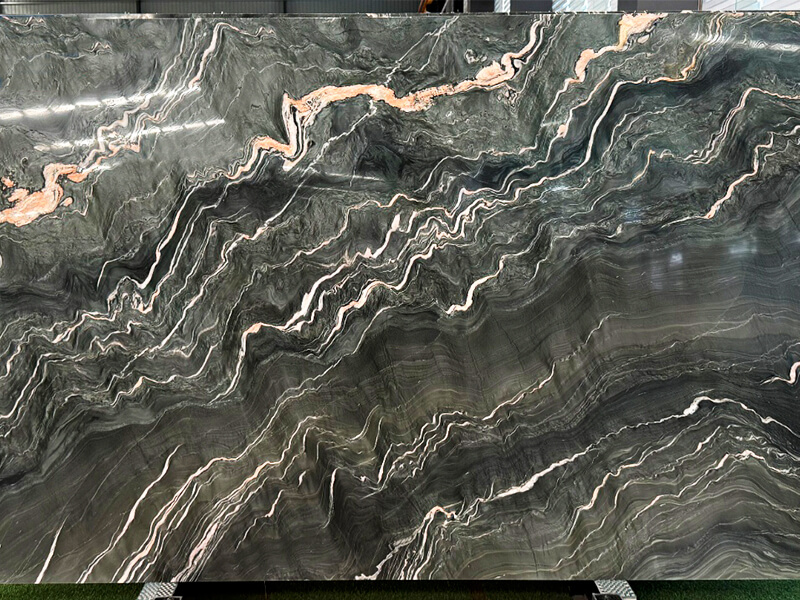 Green Silk Quartzite Slab