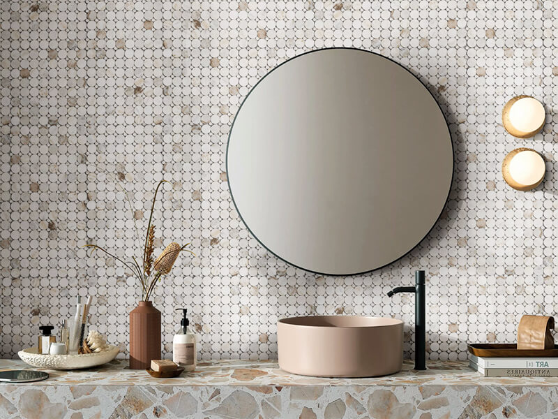 Bianco Orion Marble Mosaic