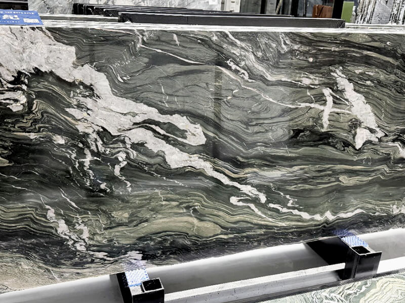 Green Silk Quartzite Slab