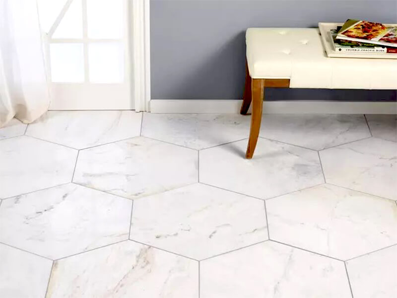 Bianco Orion Marble Floor